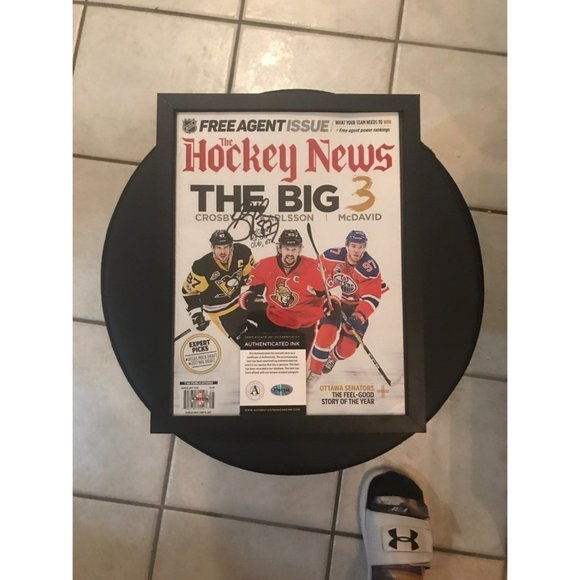 Sydney Crosby Signed Hockey Magazine COA - Picture 5 of 7